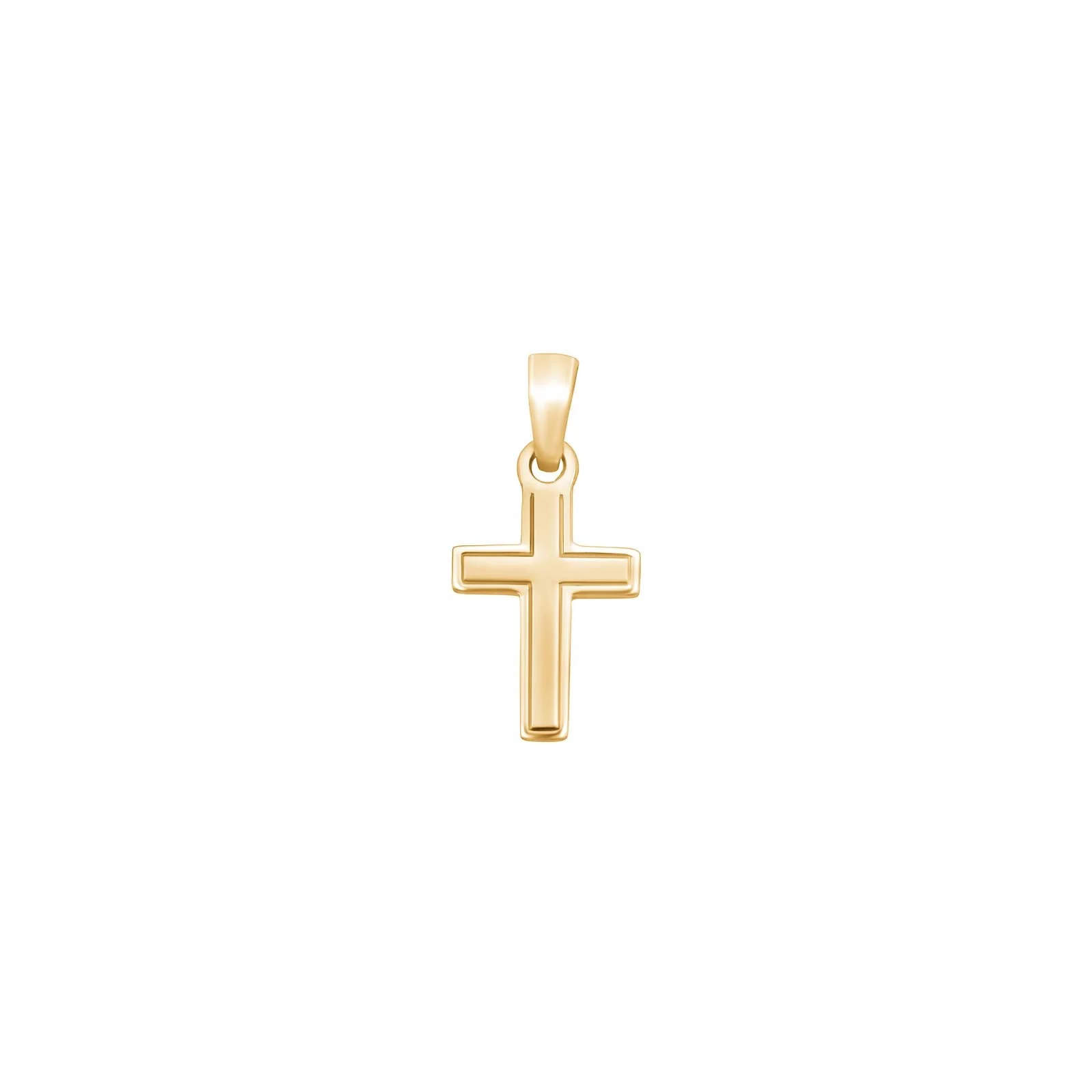 14kt. guldkors 14mm