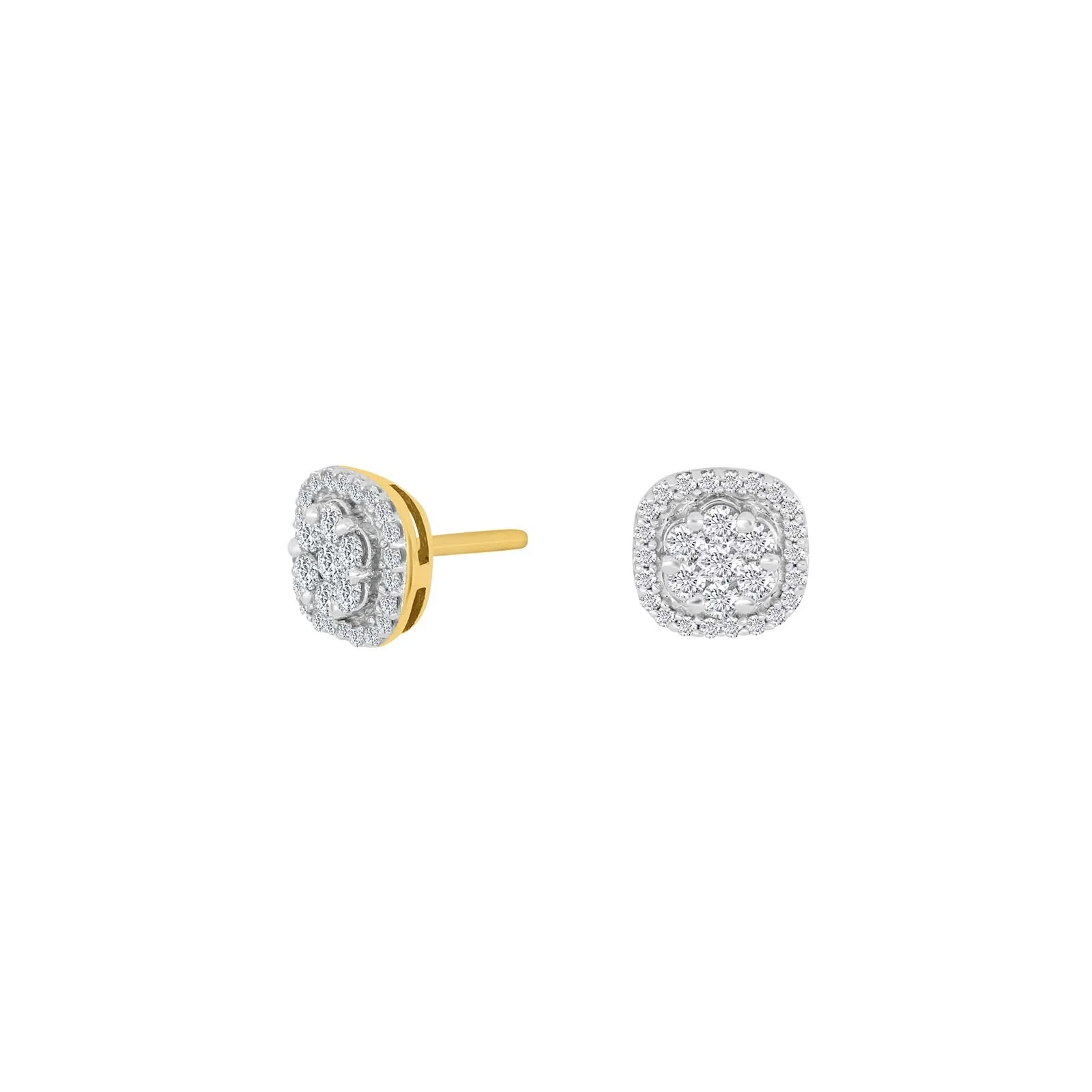 14kt. guldørestikker m/dia.  0.29ct W/SI