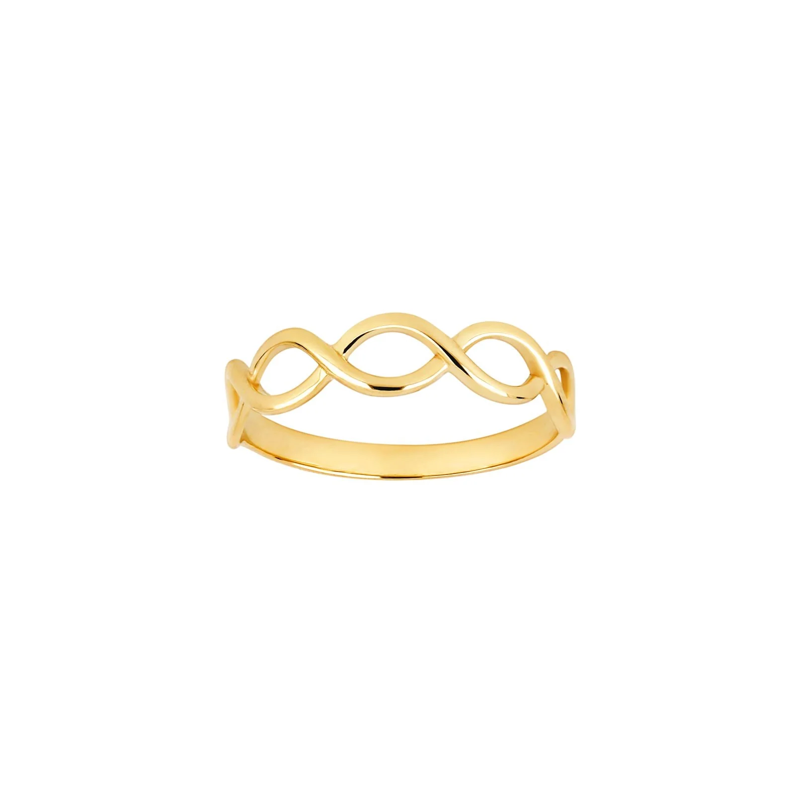 14kt. guldring uendelighed