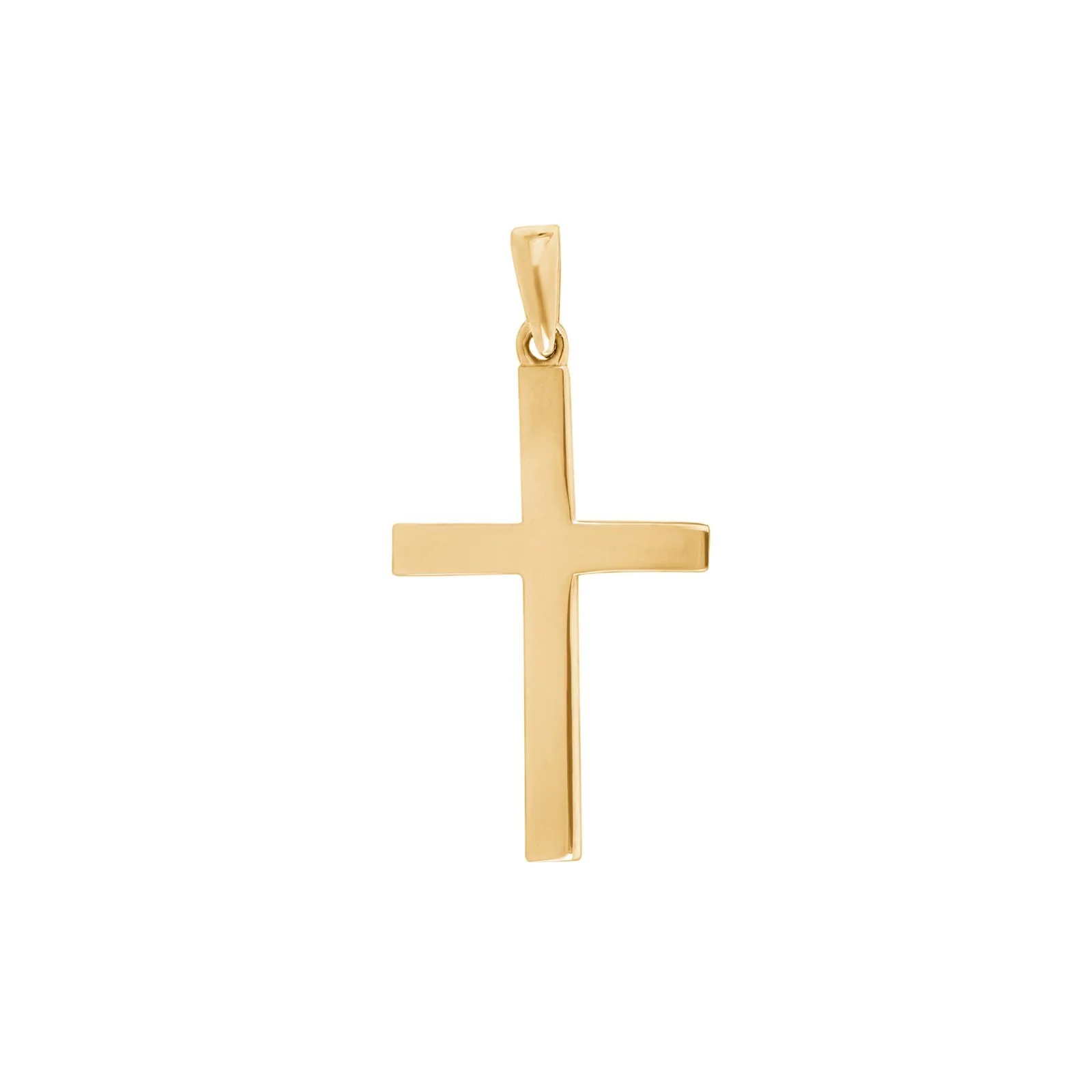 8kt. guld kors massiv 24mm