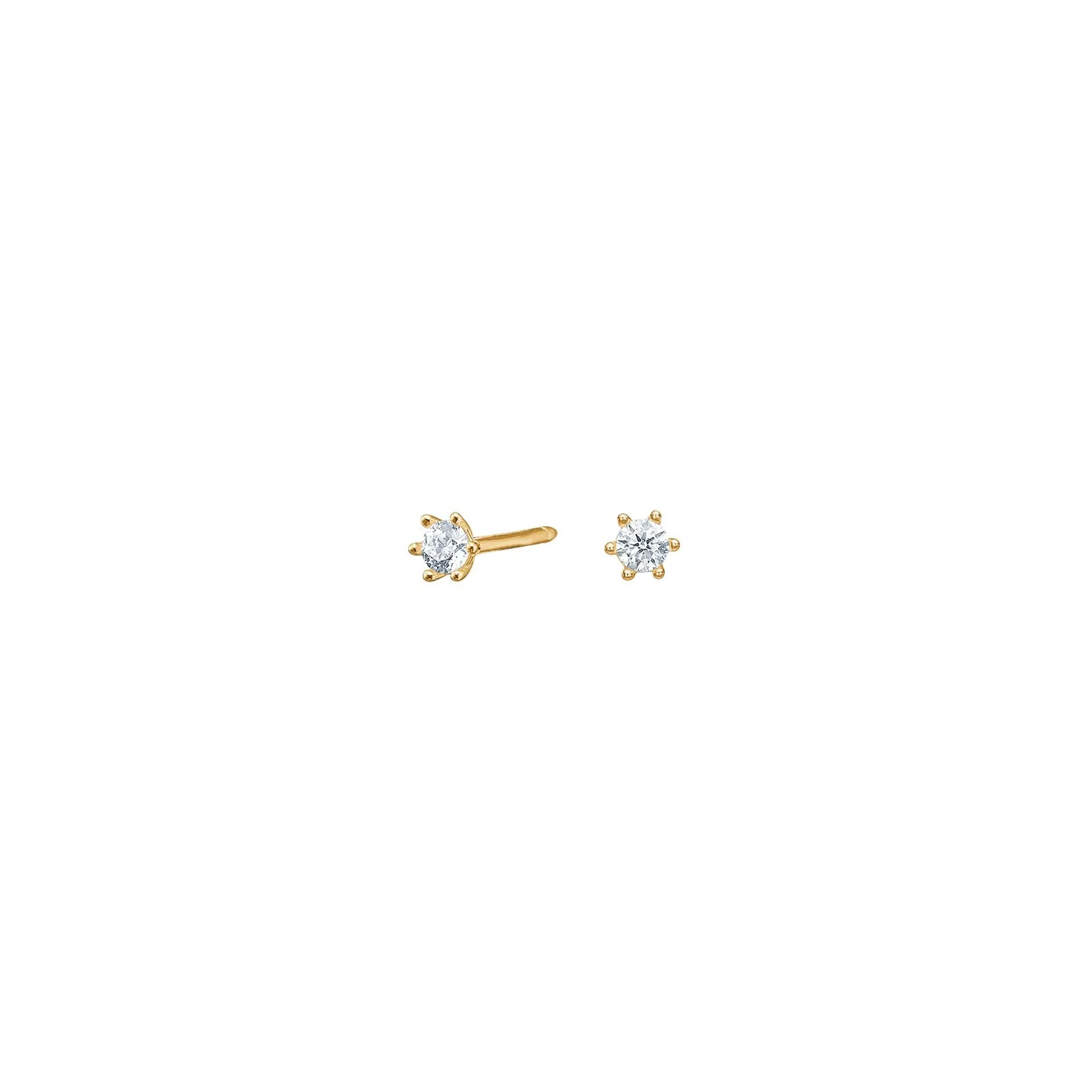 8kt. guldørestikker 2.5mm
