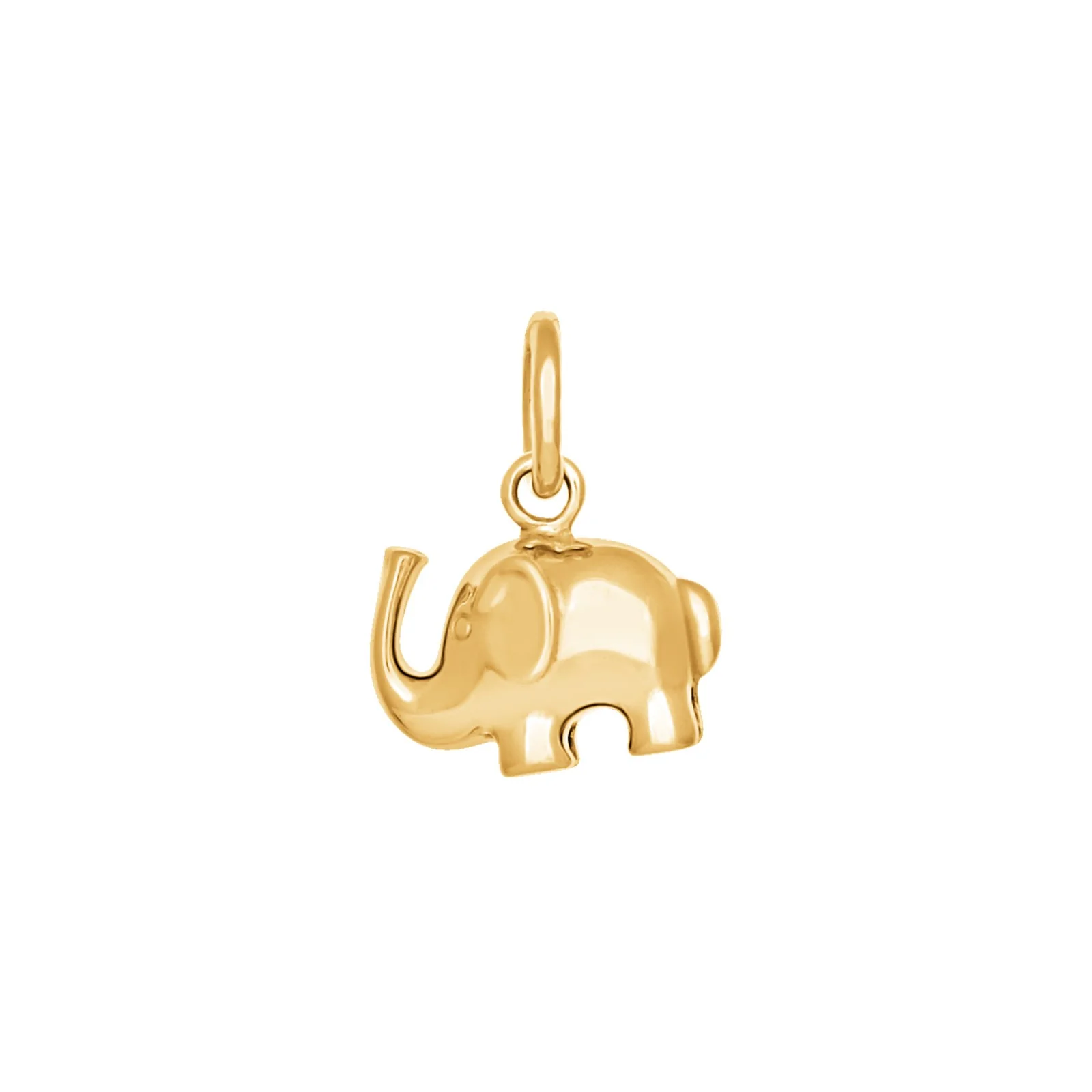 8kt. guldvedhæng/charm elefant