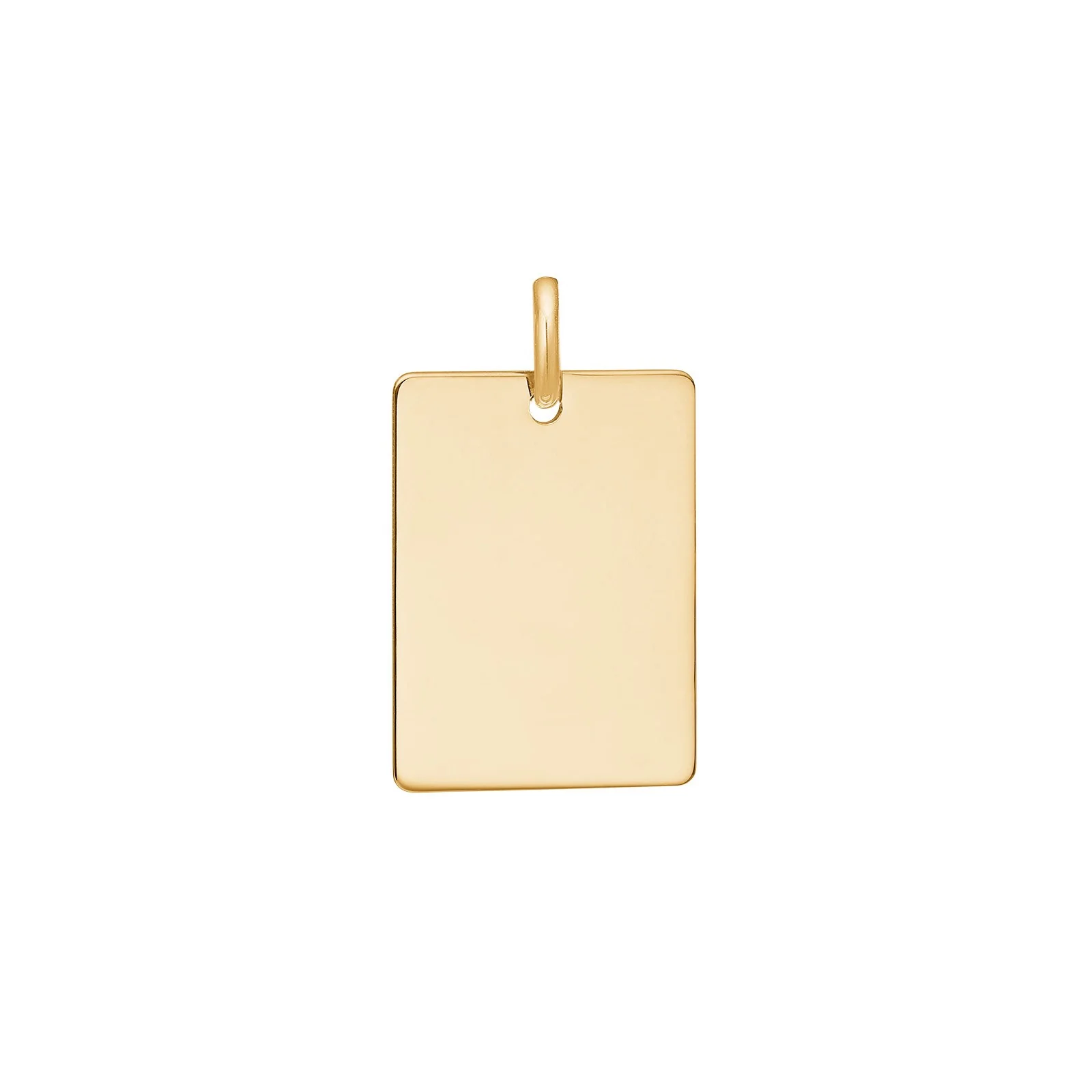8kt. vedhæng plade 15x20mm