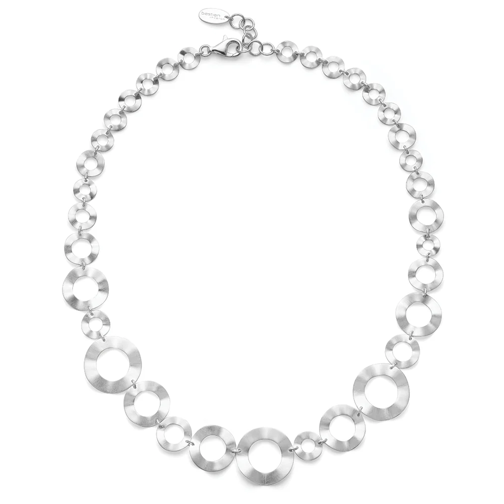 925/- collier, mat, 46+4cm