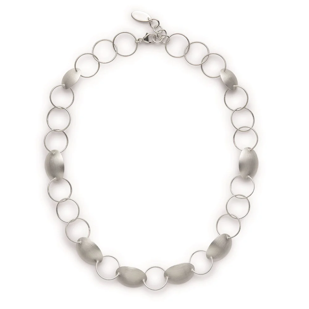 925/- Collier, mat, 47 + 3 cm