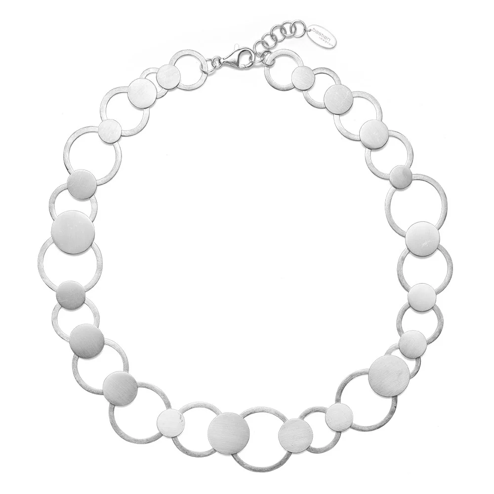 925/- collier mat, 50cm + 3cm