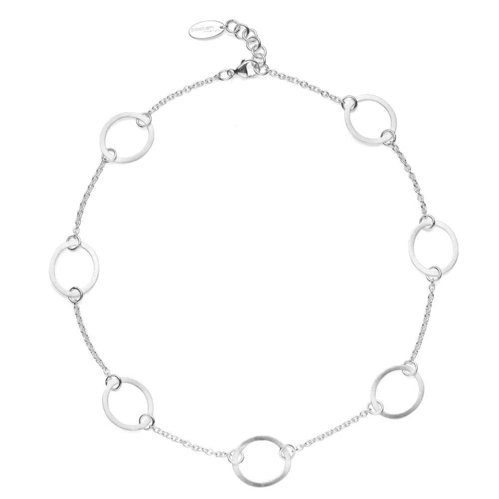 925/- collier mat/blank, 46cm + 3cm