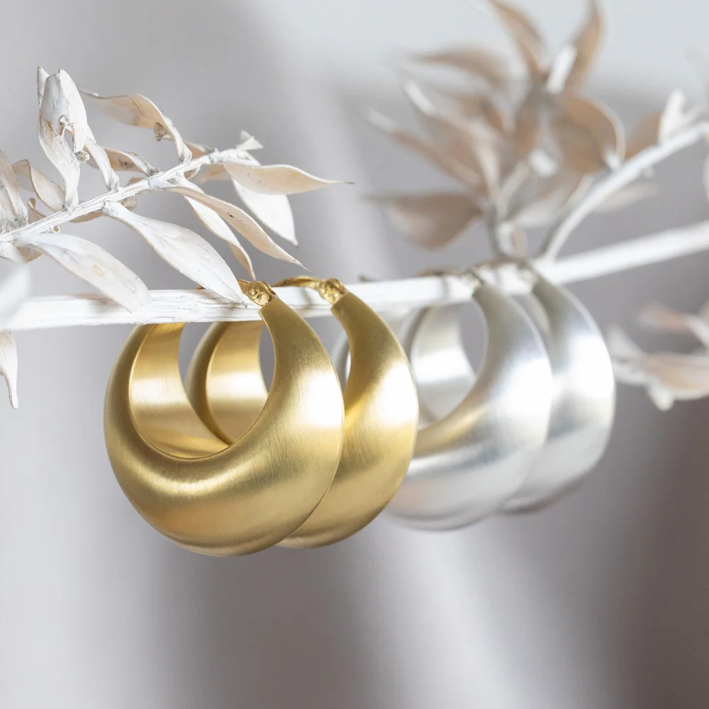 925/- earrings, fg., mat - Image 3