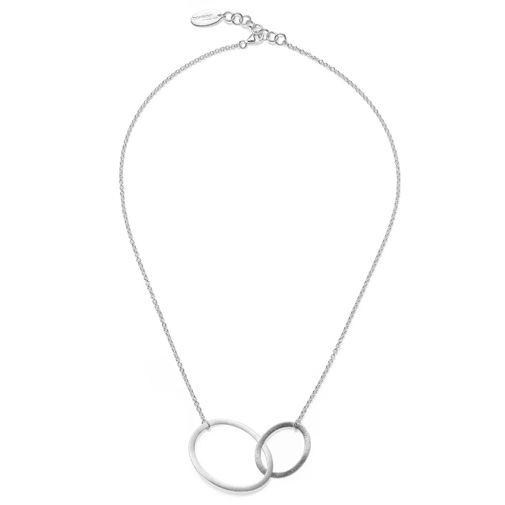 925/- Vedhæng inkl. rund ankerkæde mat, 47+3cm, 1,5mm
