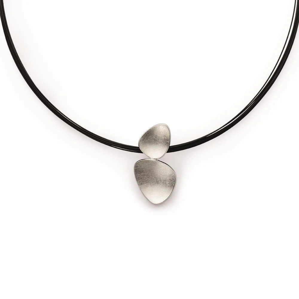 925/- Vedhæng, mat/poleret