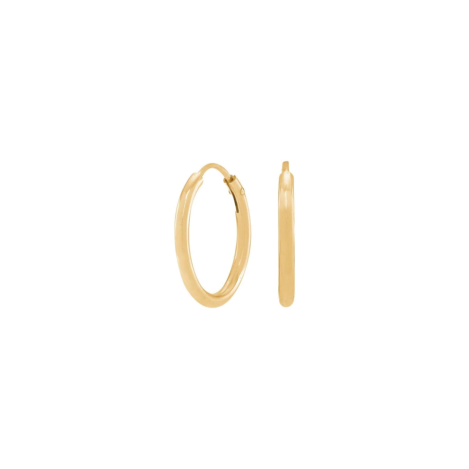 Forgyldt sølv creol 15mm HOOPS52