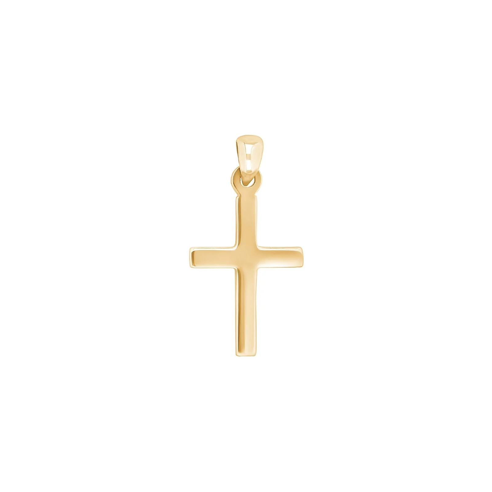 Forgyldt sølv kors massiv 20mm