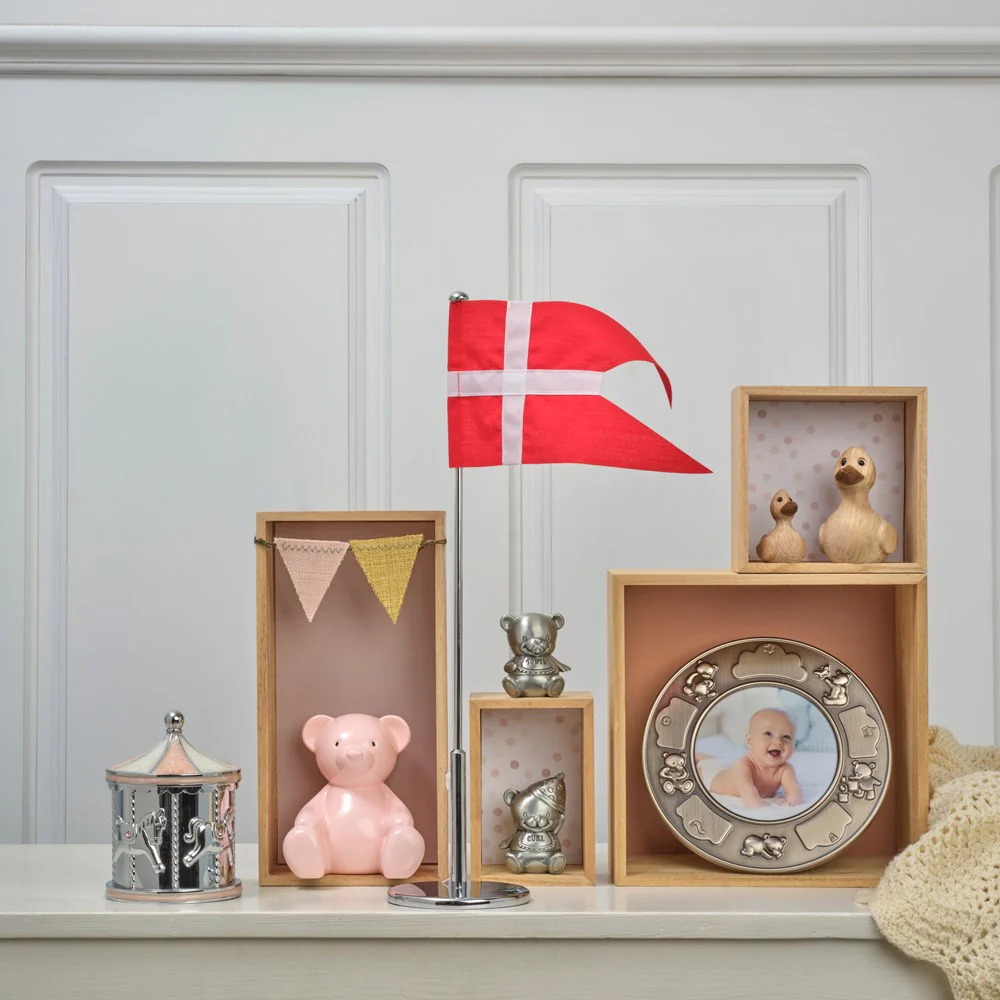 Fortinnet æske første tand/hårlok siddende bamser - Image 2