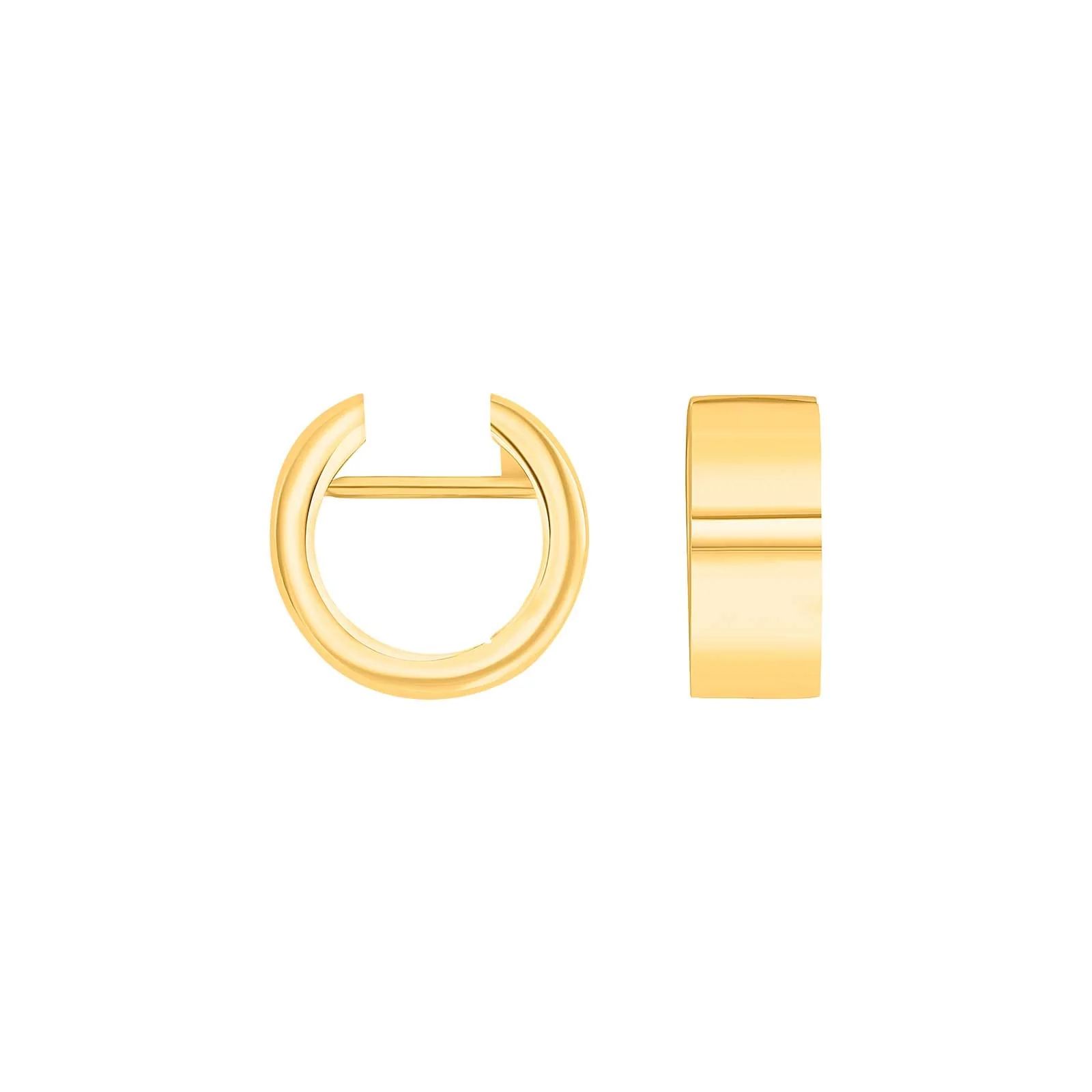 Guld system-creoler Nora 13x5,5mm