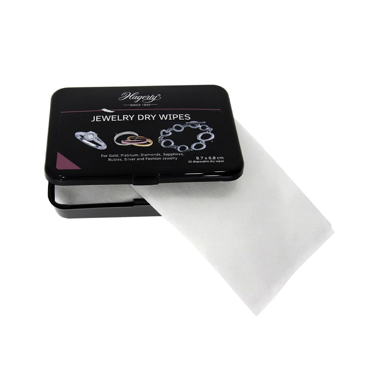 HAGERTY JEWELRY DRY WIPES - 12 stk