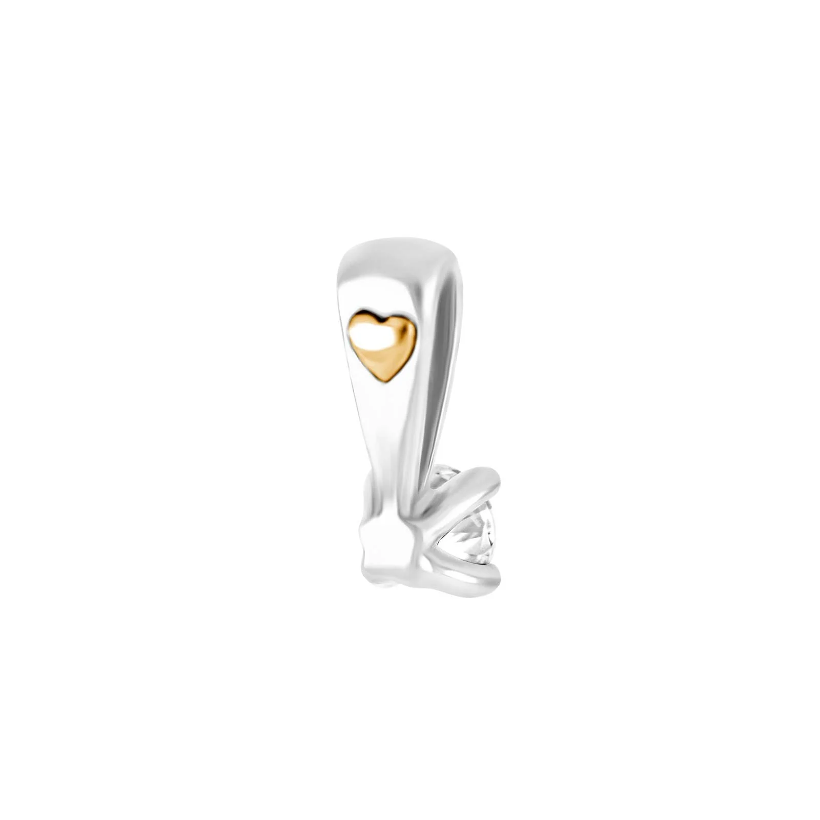 HEART 14kt. hvidguldsvedhæng m/dia 0.20ct W/SI - Image 2