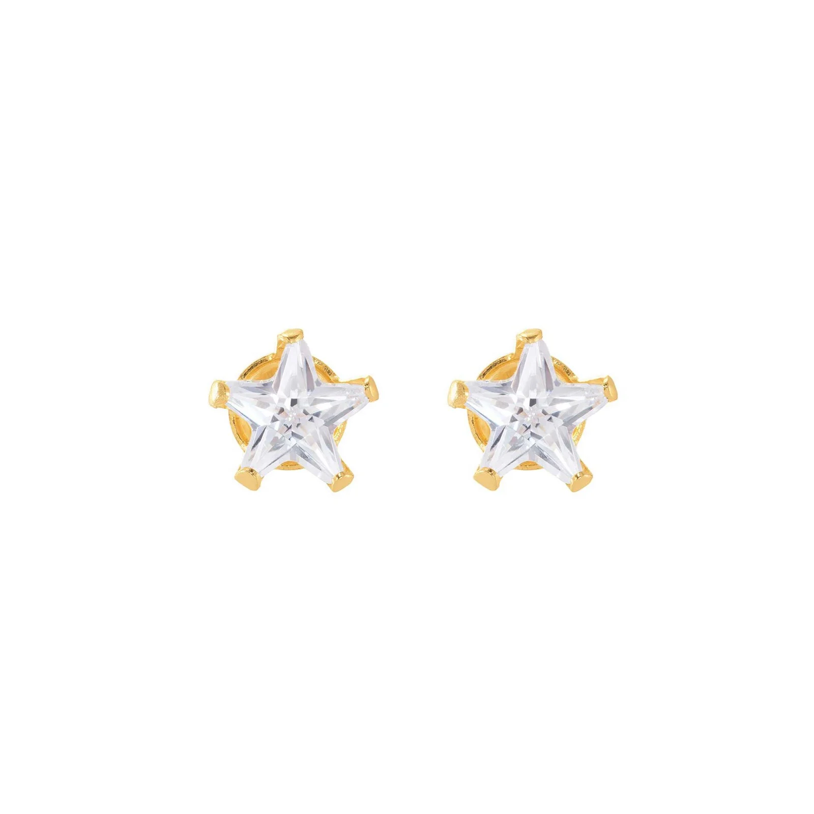 Inv2000 14kt. 4mm cz stjerne