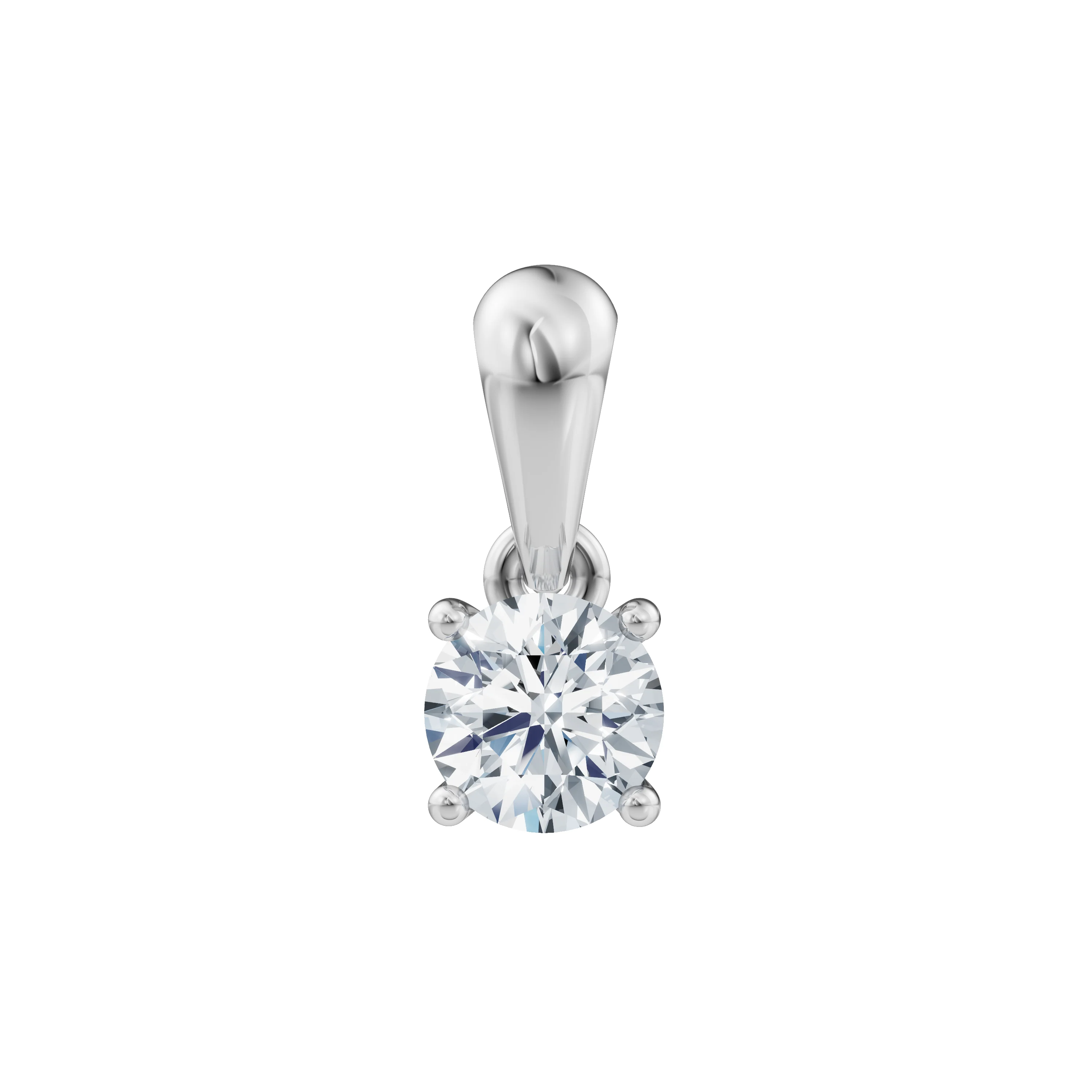 LUXURY 14kt. guldvedhæng m. lab grown diamant 0,25ct TW/VS2 - Image 5