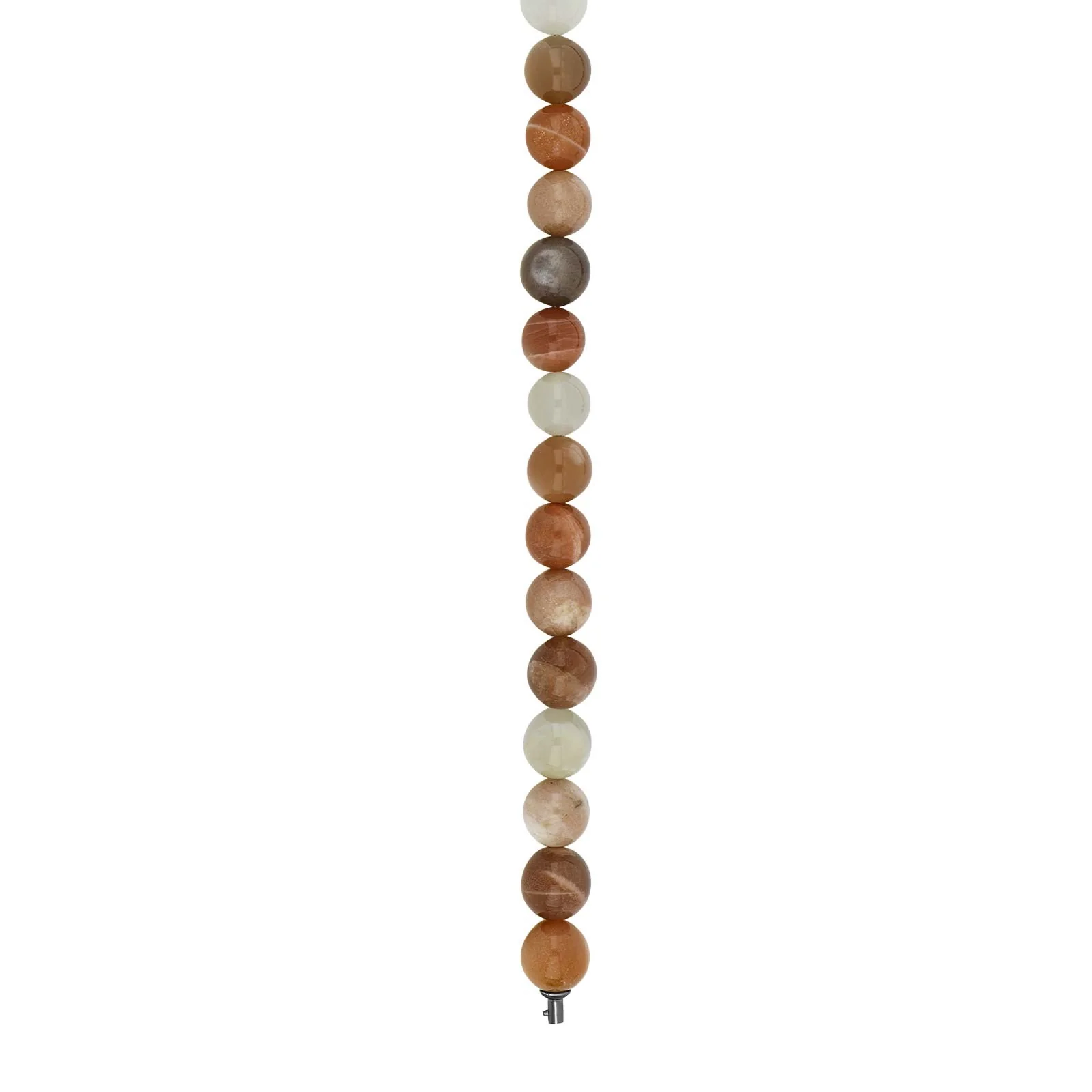 Månesten system-kæde pudder 12mm  45cm