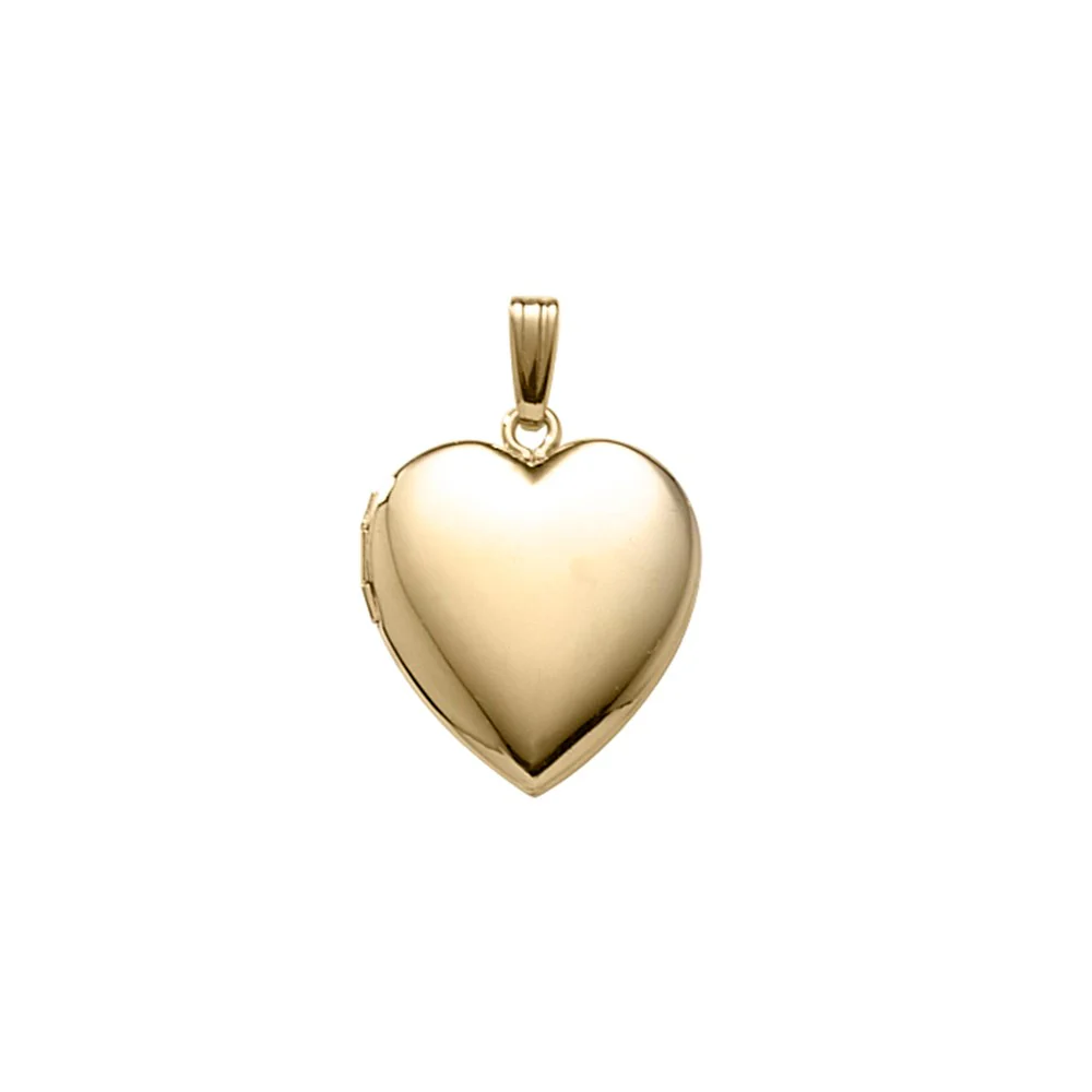 Medaljon m. 14kt. påvalset guld. Inkl. kæde - Image 2