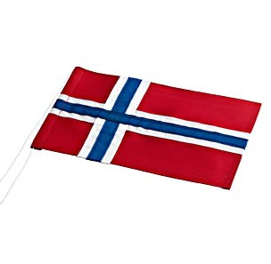 Norsk stutflag til 40 cm - 10x16 cm