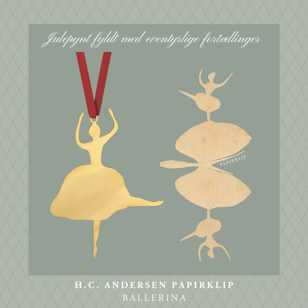 Ophæng - Ballerina - forgyldt - Image 4