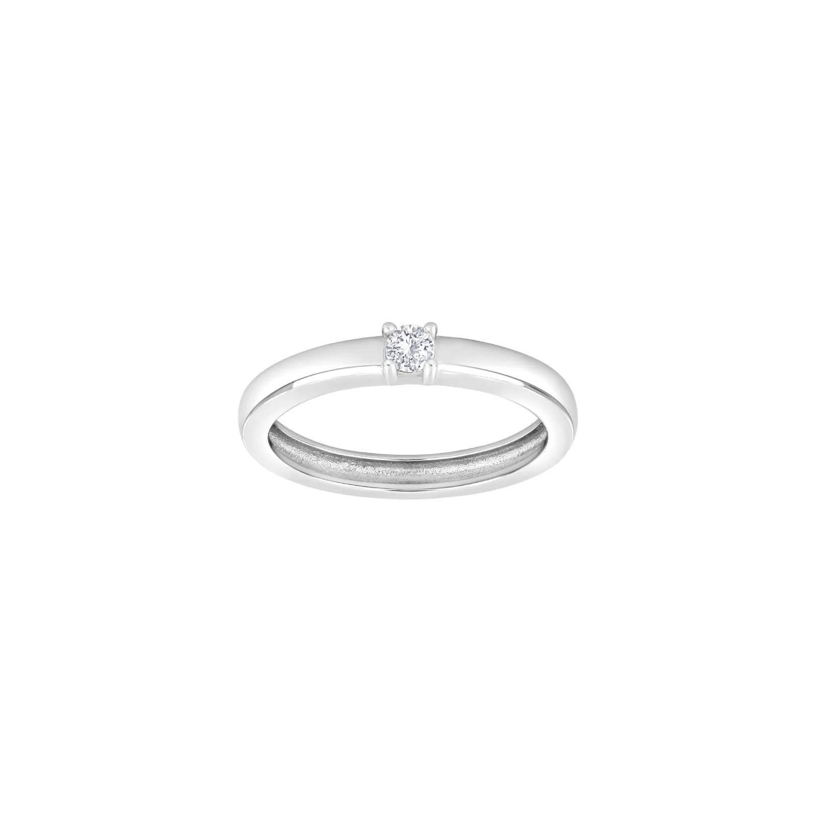 Rhd. Sølv ring 1cz OBINOR - Image 5