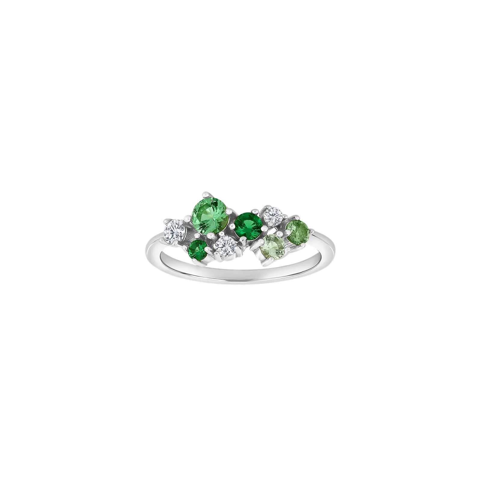 Rhd. Sølv ring NADINENOR grøn - Image 2