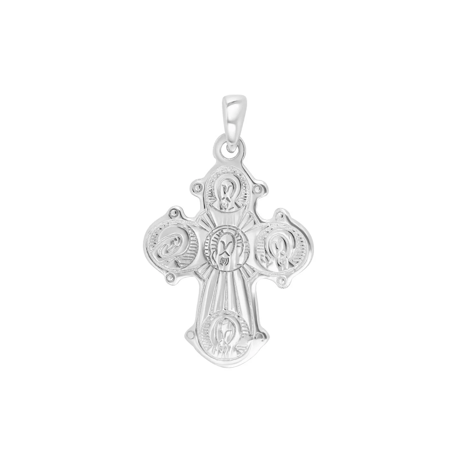 Rhod. sølvdagmarkors m/apostle 21mm - Image 3