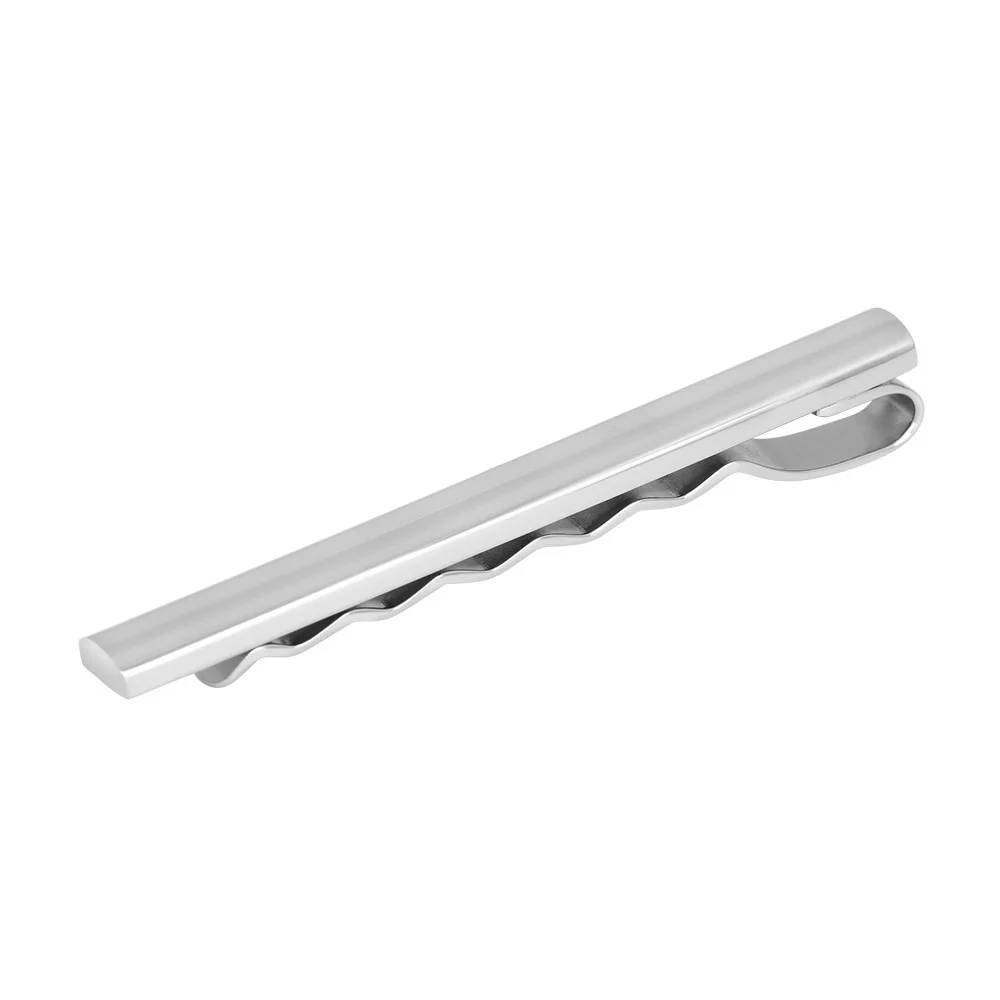 SON Rustfri stål slipseholder blank, 60mm