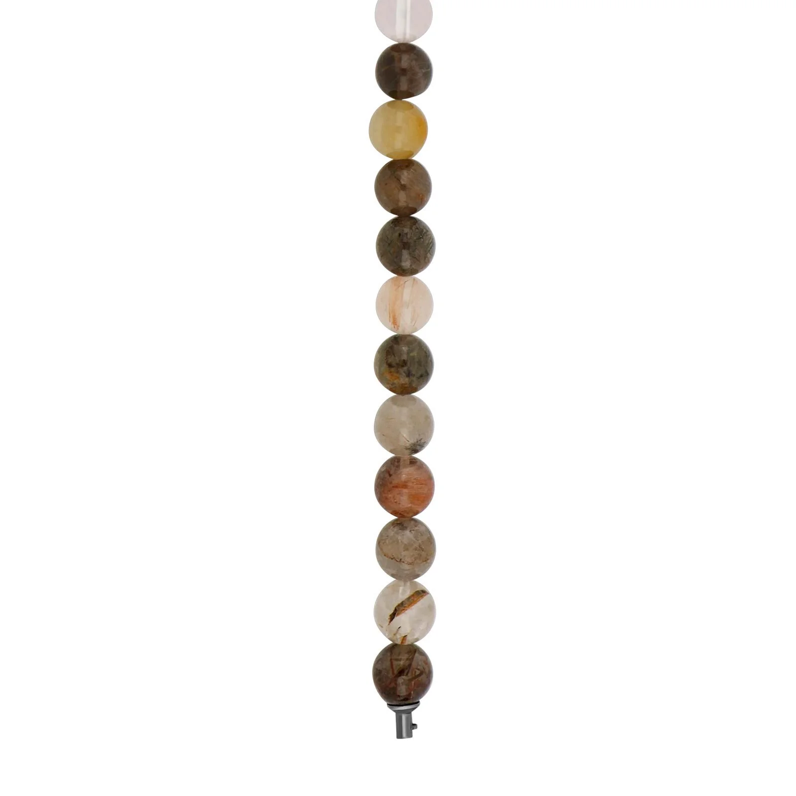Rutil quartz system-kæde mix 10mm 45cm