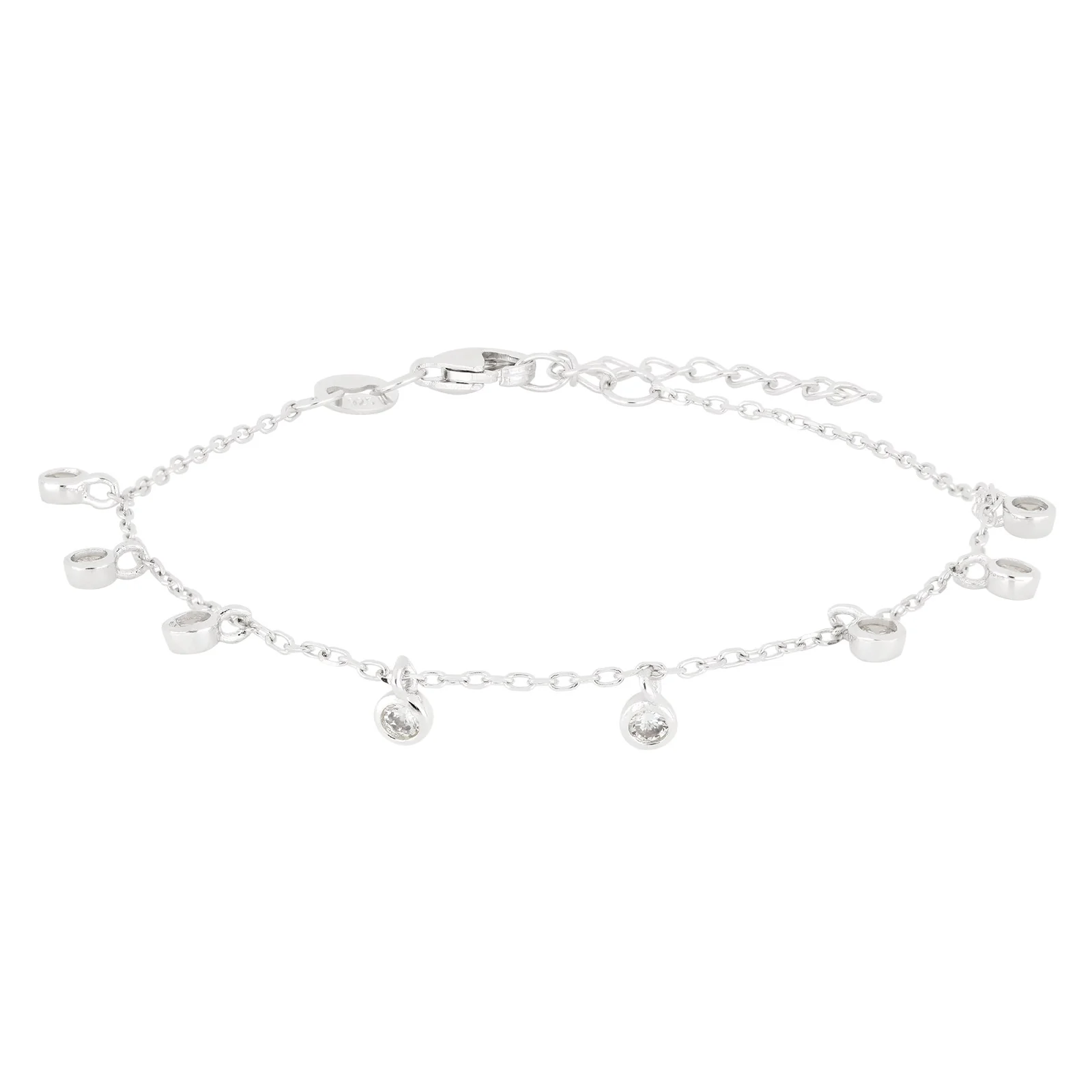 Sølv armbånd GIANOR 3mm 17+3cm - Image 2