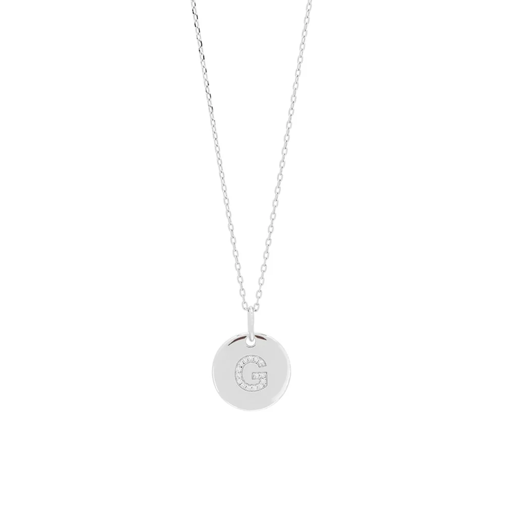Sølv kæde ELLANOR 14mm plade, 42+3cm - Image 37