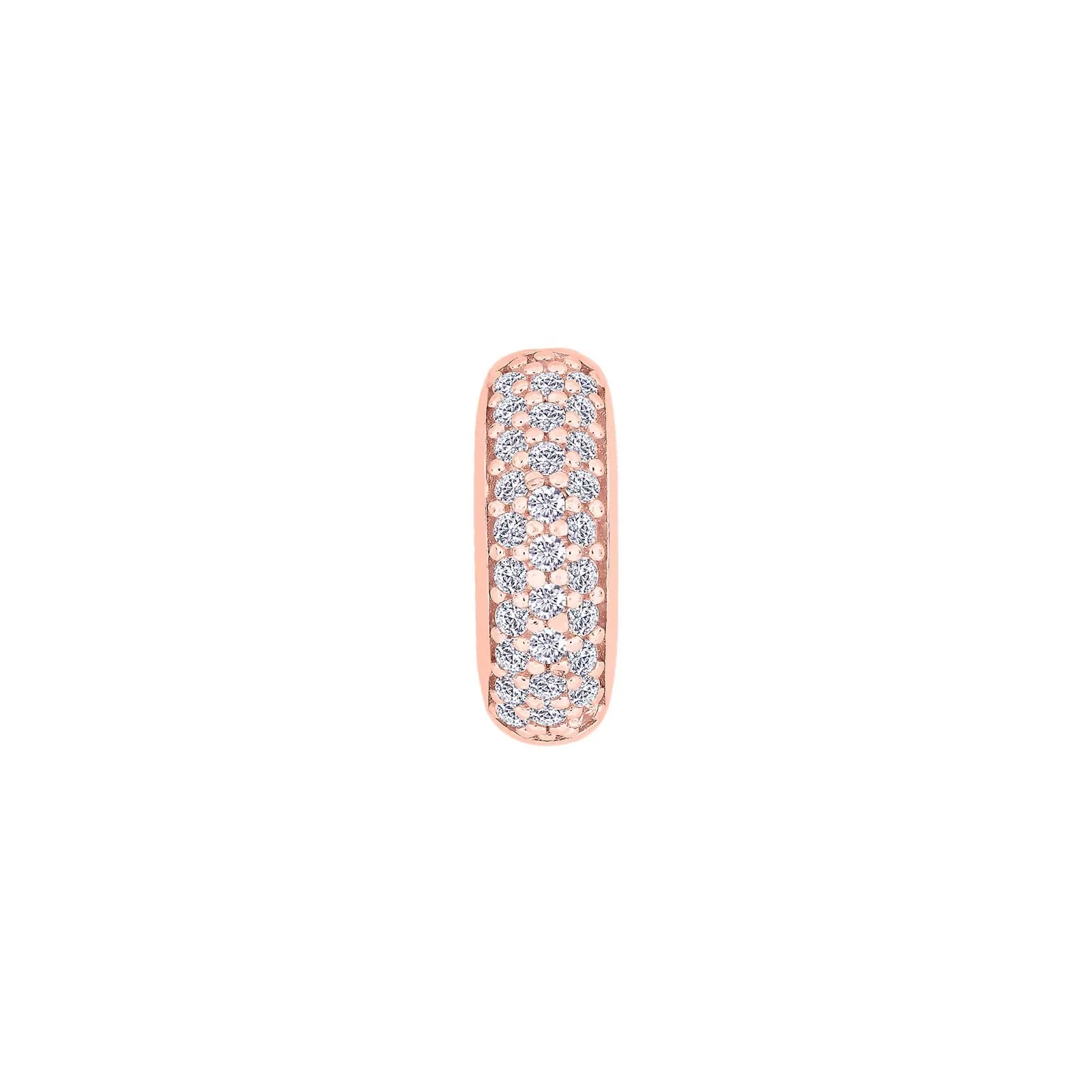 Sølv system-vedhæng m/cz 17x6mm - Image 2