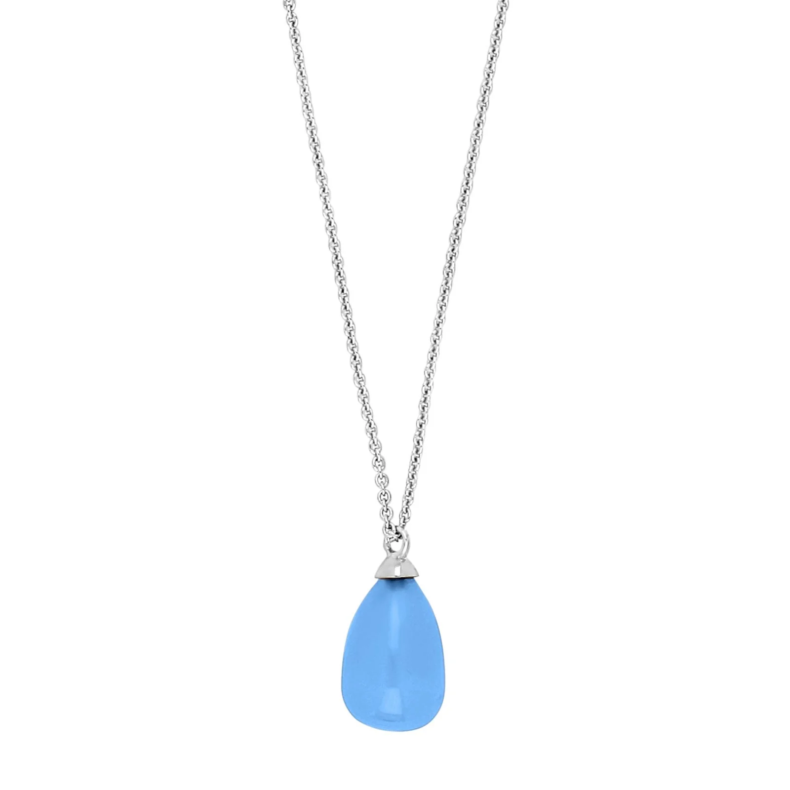 Sølvkæde SWEETS52 blue chalcedon - Image 2