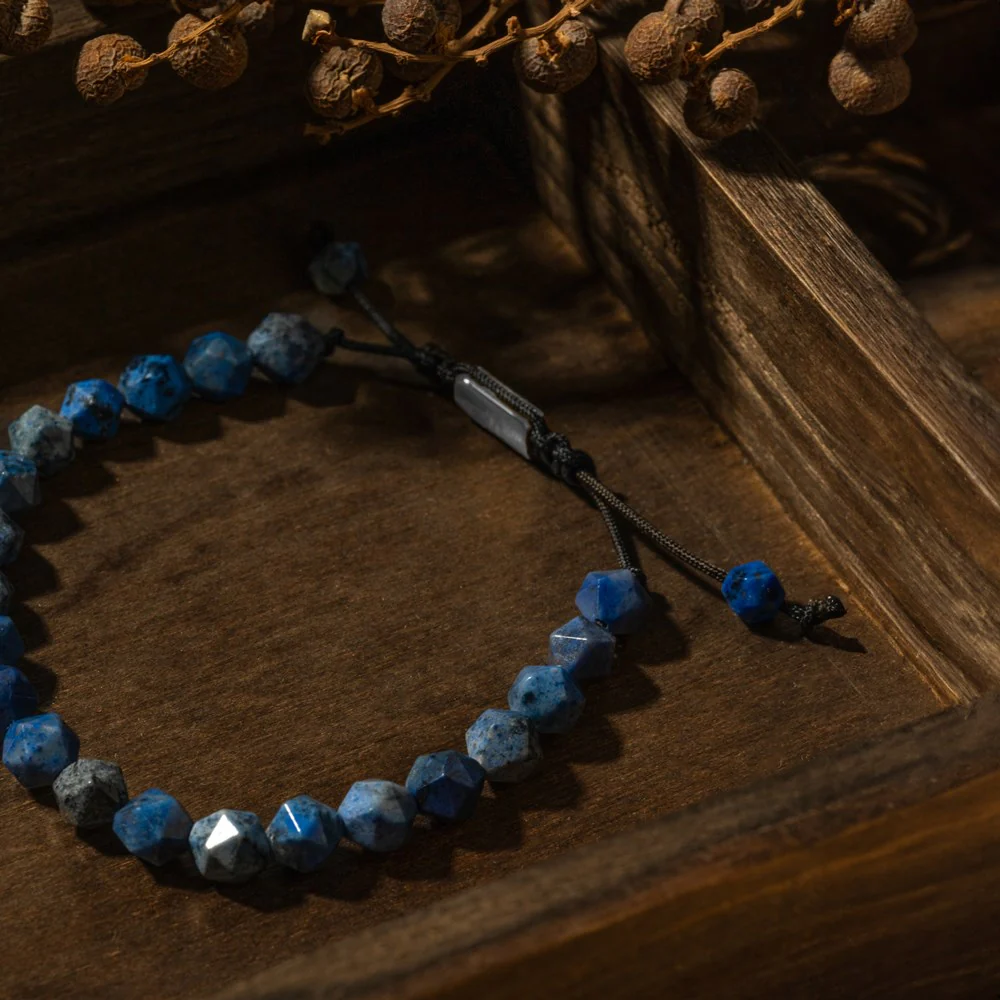 SON armbånd blue sodalite stål 8mm - Image 3