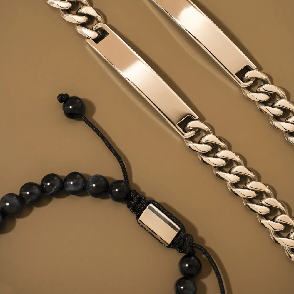 SON  armbånd blue tiger eye 6mm - Image 3