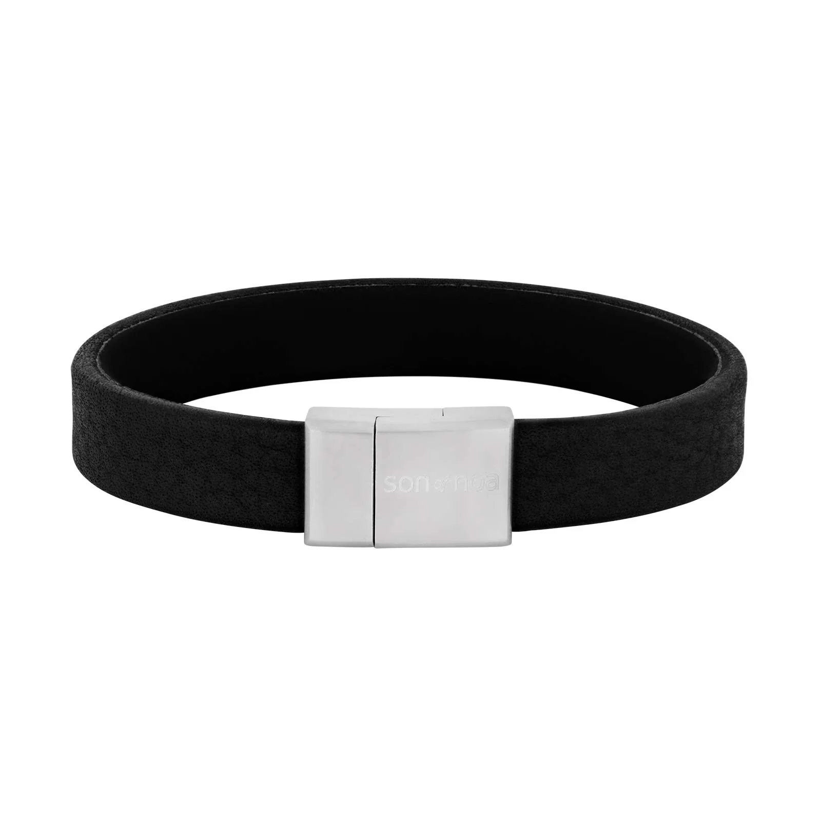 SON armbånd sort kalveskind