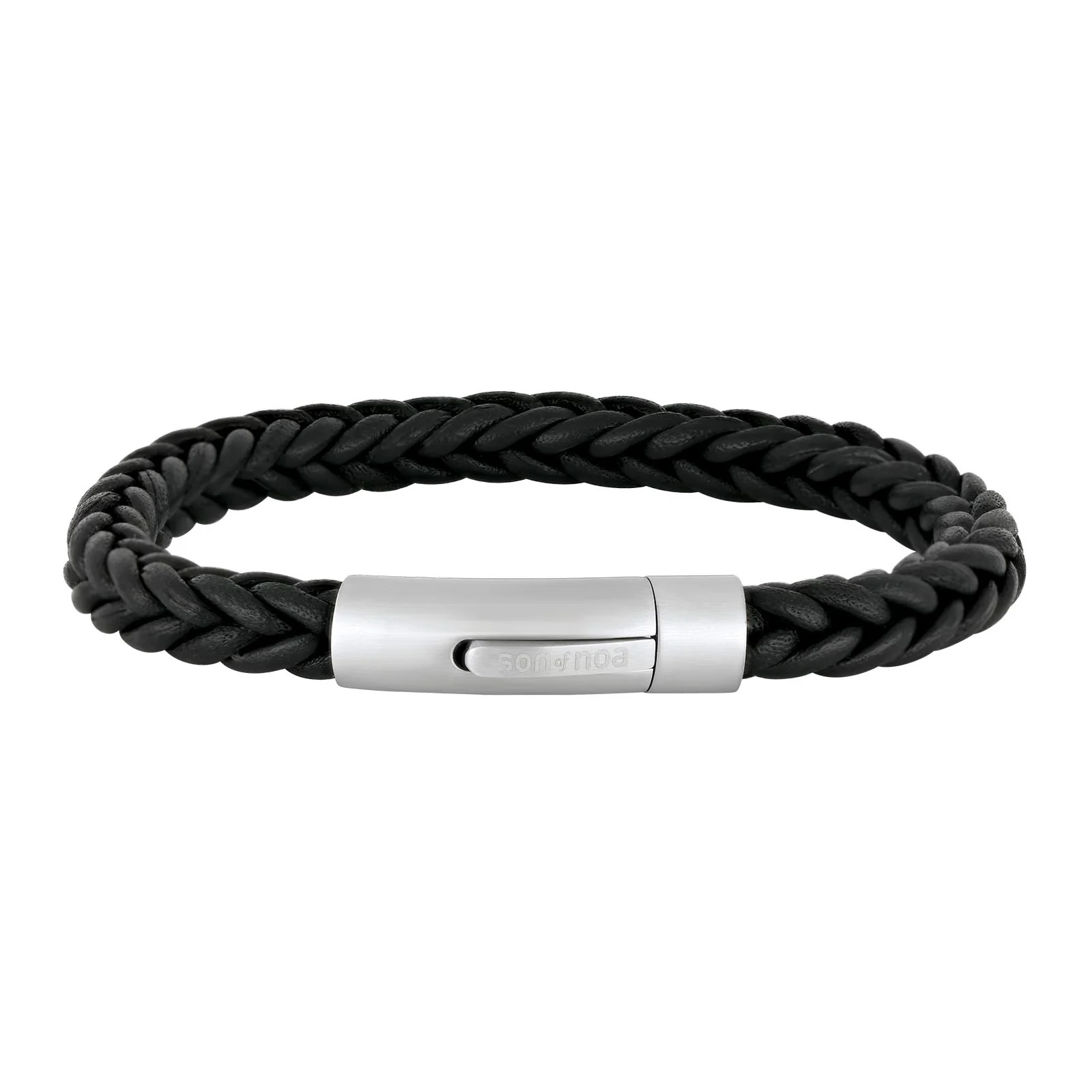 SON armbånd sort kalveskind