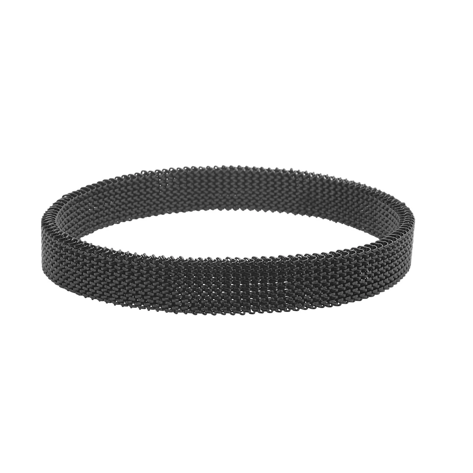 SON armbånd stål IP black