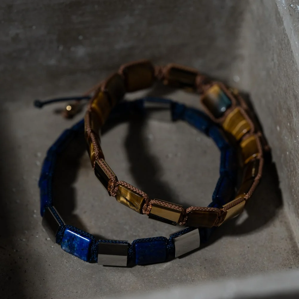 SON armbånd yellow tiger eye og IP gold - Image 4