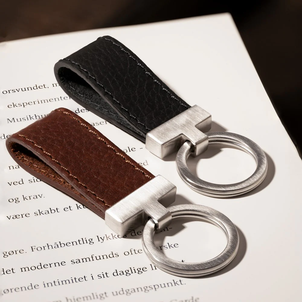 SON nøglering brun kalveskind - Image 2