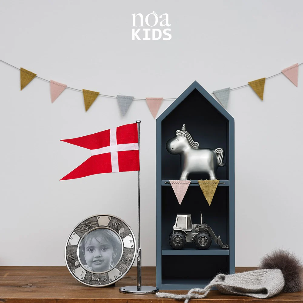 Tin fotoramme (rund) m. børneværelse Ø18 - Image 2