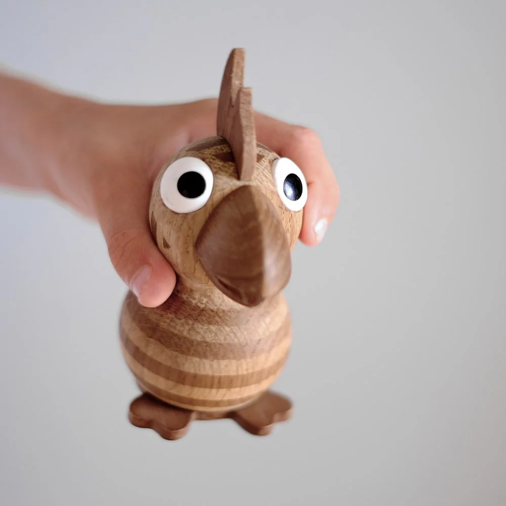 Træfigur, Andrea 11cm, Egetræ - Image 5