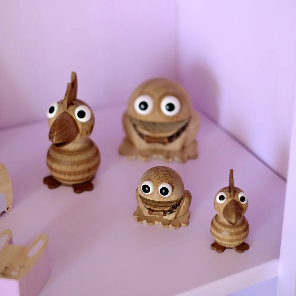 Træfigur, Kaj 8cm, Egetræ - Image 5